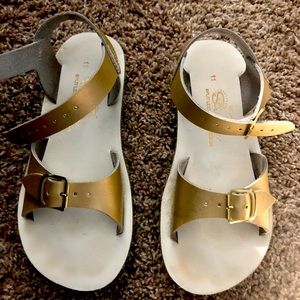 Gold sandals